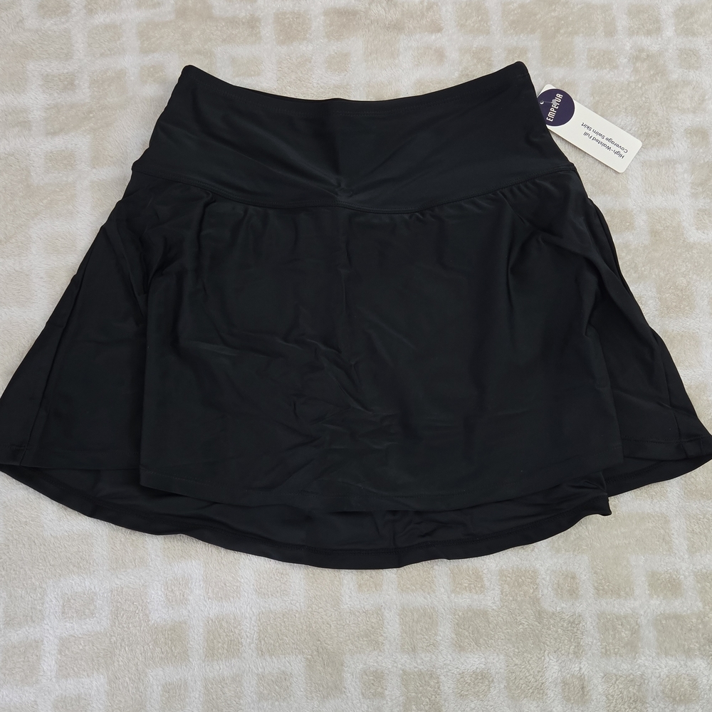Shapermint Black Women's Swim Skirt